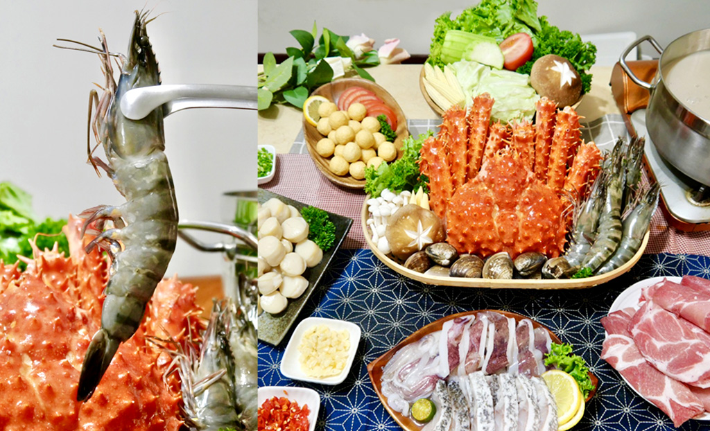 台中水產海鮮推薦|天冷在家吃帝王蟹火鍋超享受~這家阿布潘水產超狂超好買！