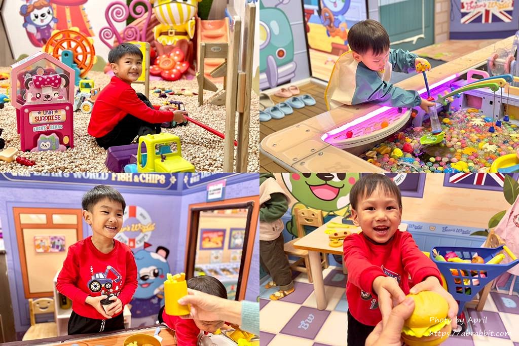 貝兒絲樂園 悠遊英國主題館-有水池、沙坑、修車廠、小餐車、球池、溜滑梯，還有無限吃的零食飲料區！