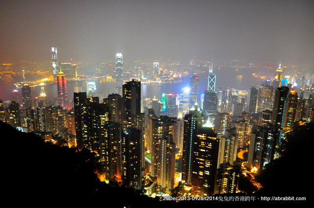 201314香港跨年。太平山夜景、杜莎夫人蠟像館