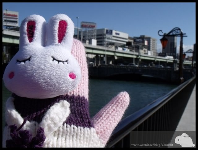 兔兔大阪京都自助行。第二天之中之岛